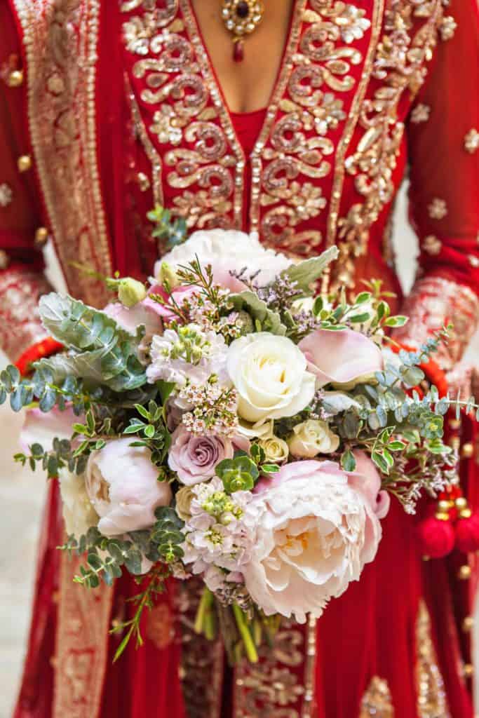 Vidhi and Datesh Gujarati Indian Wedding at Newport Beach Marriott | Beach Weddings | Detail Photos | Indian Weddings | Bridal Bouquet