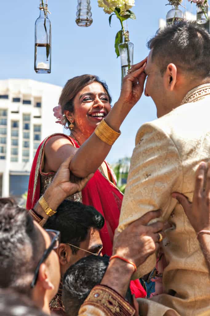 Vidhi and Datesh Gujarati Indian Wedding at Newport Beach Marriott | Beach Weddings | Detail Photos | Indian Weddings | Receiving Ceremony | Baraat | Groom