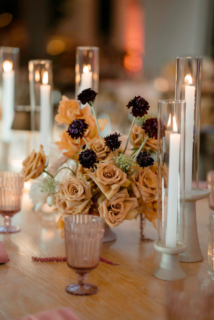 Reception of Tavneet and Balkarn at Calamigos Ranch in California | Wedding Planning and Design by The Marigold Company