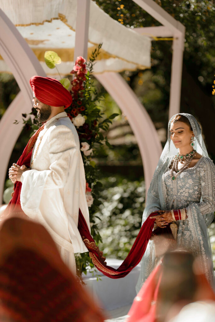 Anand Karaj of Tavneet and Balkarn at Calamigos Ranch in California | Wedding Planning and Design by The Marigold Company