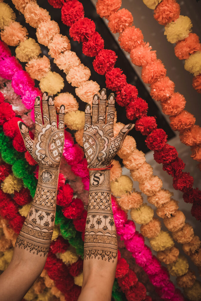 Beautiful Henna for Mehndi, Seema and Sagar's Indian Wedding at Hilton Santa Barbara, Wedding Planning by The Marigold Company