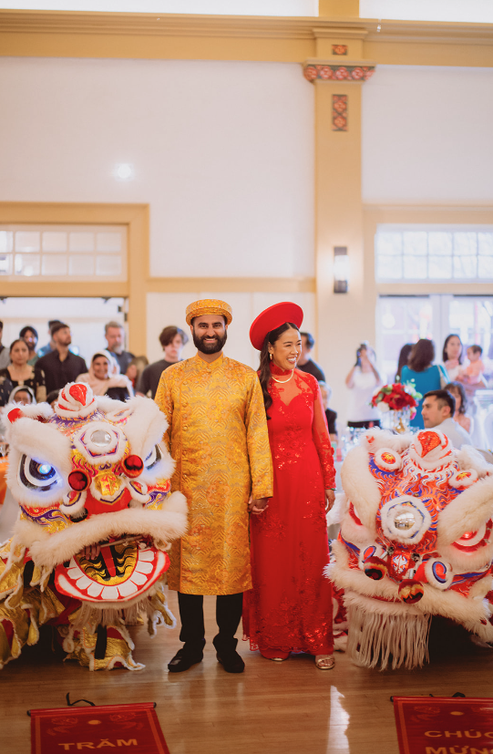 Vietnamese Punjabi Fusion Wedding in California. Planned and designed by The Marigold Company