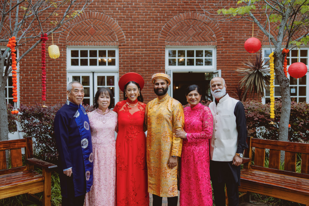 Vietnamese Punjabi Fusion Wedding in California. Planned and designed by The Marigold Company