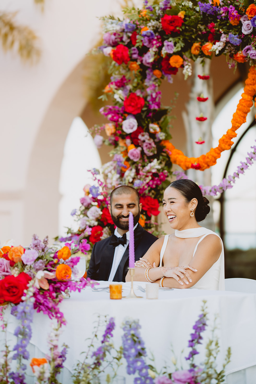 Tammy and Munraj Wedding at Hilton Santa Barbara | Wedding Planning and Design by The Marigold Company
