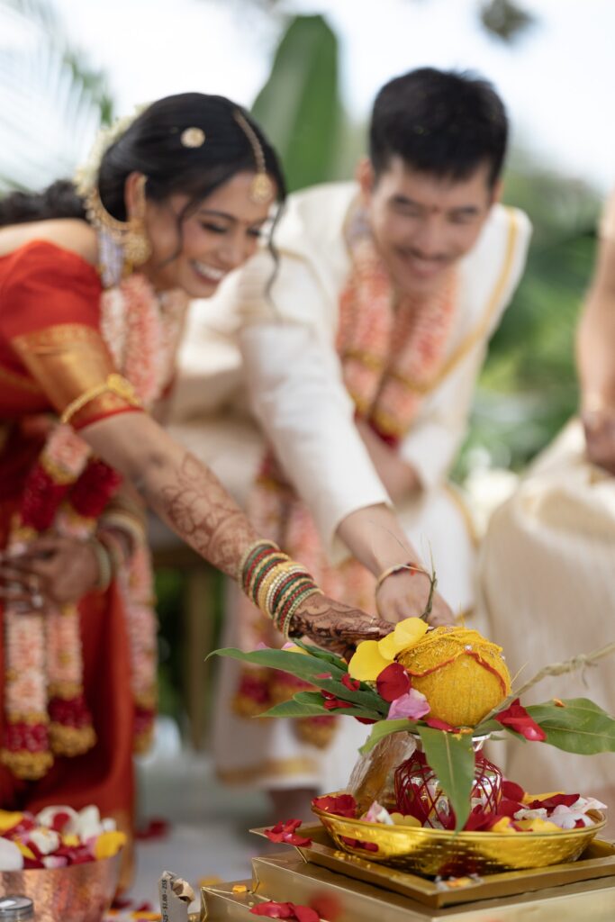South Indian Wedding Ceremony of Nikita and Shannon at Sunstone Villa in California